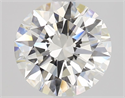 Natural Diamond 2.01 Carats, Round with Excellent Cut, H Color, VVS2 Clarity and Certified by GIA