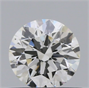 Natural Diamond 0.50 Carats, Round with Excellent Cut, G Color, SI1 Clarity and Certified by IGI