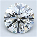 Natural Diamond 3.50 Carats, Round with Excellent Cut, G Color, VS1 Clarity and Certified by GIA