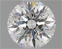 Natural Diamond 0.44 Carats, Round with Excellent Cut, G Color, I1 Clarity and Certified by GIA