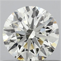 Natural Diamond 0.55 Carats, Round with Excellent Cut, I Color, VS1 Clarity and Certified by IGI