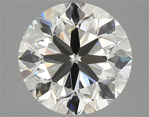 Picture of Natural Diamond 3.01 Carats, Round with Very Good Cut, I Color, IF Clarity and Certified by IGI