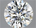 Natural Diamond 0.40 Carats, Round with Very Good Cut, J Color, VS1 Clarity and Certified by GIA