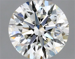 Picture of Natural Diamond 0.40 Carats, Round with Very Good Cut, J Color, VS1 Clarity and Certified by GIA