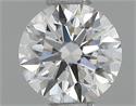 Natural Diamond 0.41 Carats, Round with Excellent Cut, J Color, VVS1 Clarity and Certified by GIA