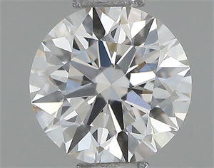 Picture of Natural Diamond 0.41 Carats, Round with Excellent Cut, J Color, VVS1 Clarity and Certified by GIA