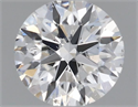 Natural Diamond 0.50 Carats, Round with Excellent Cut, F Color, I1 Clarity and Certified by GIA