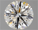 Natural Diamond 2.01 Carats, Round with Excellent Cut, J Color, VS1 Clarity and Certified by GIA