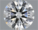 Natural Diamond 0.46 Carats, Round with Excellent Cut, G Color, VVS1 Clarity and Certified by IGI