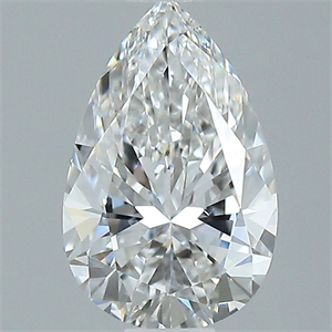 Picture of Natural Diamond 1.00 Carats, Pear with  Cut, F Color, VS2 Clarity and Certified by GIA