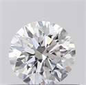 Natural Diamond 0.40 Carats, Round with Excellent Cut, D Color, VVS2 Clarity and Certified by GIA