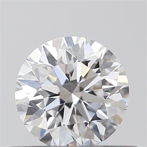 Picture of Natural Diamond 0.40 Carats, Round with Excellent Cut, D Color, VVS2 Clarity and Certified by GIA