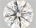 Natural Diamond 0.42 Carats, Round with Excellent Cut, I Color, SI1 Clarity and Certified by GIA