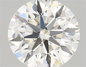 Picture of Natural Diamond 0.42 Carats, Round with Excellent Cut, I Color, SI1 Clarity and Certified by GIA