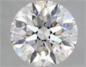 Natural Diamond 4.02 Carats, Round with Excellent Cut, G Color, VS2 Clarity and Certified by IGI