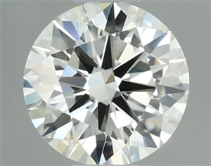 Picture of Natural Diamond 0.47 Carats, Round with Excellent Cut, H Color, VVS2 Clarity and Certified by IGI