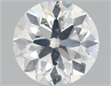 Natural Diamond 0.50 Carats, Round with Very Good Cut, H Color, SI2 Clarity and Certified by GIA