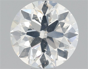 Picture of Natural Diamond 0.50 Carats, Round with Very Good Cut, H Color, SI2 Clarity and Certified by GIA