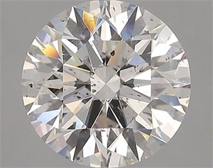 Picture of Natural Diamond 3.03 Carats, Round with Excellent Cut, F Color, SI2 Clarity and Certified by GIA