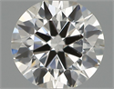 Natural Diamond 0.41 Carats, Round with Excellent Cut, G Color, VS2 Clarity and Certified by IGI