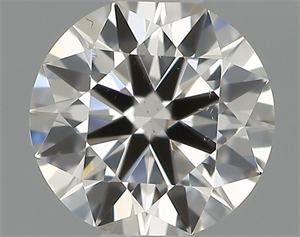 Picture of Natural Diamond 0.41 Carats, Round with Excellent Cut, G Color, VS2 Clarity and Certified by IGI