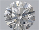 Natural Diamond 0.40 Carats, Round with Excellent Cut, H Color, SI2 Clarity and Certified by GIA