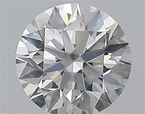 Picture of Natural Diamond 0.40 Carats, Round with Excellent Cut, H Color, SI2 Clarity and Certified by GIA