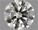 Natural Diamond 0.50 Carats, Round with Excellent Cut, H Color, SI1 Clarity and Certified by IGI