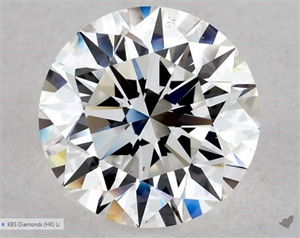 Picture of Natural Diamond 2.03 Carats, Round with Excellent Cut, F Color, VS2 Clarity and Certified by GIA