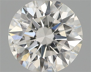 Picture of Natural Diamond 0.41 Carats, Round with Excellent Cut, H Color, SI1 Clarity and Certified by IGI