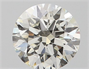 Natural Diamond 0.50 Carats, Round with Excellent Cut, K Color, IF Clarity and Certified by GIA