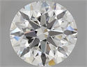 Natural Diamond 2.01 Carats, Round with Excellent Cut, H Color, VS1 Clarity and Certified by GIA