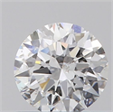 Natural Diamond 0.50 Carats, Round with Excellent Cut, F Color, I1 Clarity and Certified by GIA