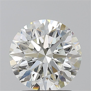 Picture of Natural Diamond 2.02 Carats, Round with Excellent Cut, H Color, VVS1 Clarity and Certified by GIA