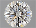 Natural Diamond 2.02 Carats, Round with Excellent Cut, J Color, SI1 Clarity and Certified by GIA