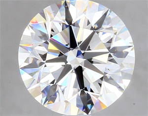 Picture of Natural Diamond 1.67 Carats, Round with Excellent Cut, H Color, FL Clarity and Certified by GIA