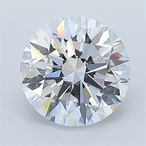 Picture of Natural Diamond 1.25 Carats, Round with Excellent Cut, D Color, VS1 Clarity and Certified by GIA