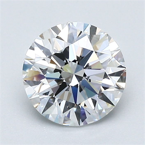 Picture of Natural Diamond 1.41 Carats, Round with Excellent Cut, D Color, VS1 Clarity and Certified by GIA