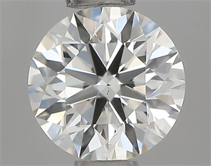 Picture of Natural Diamond 0.55 Carats, Round with Excellent Cut, I Color, VS1 Clarity and Certified by IGI