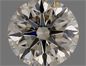 Natural Diamond 0.42 Carats, Round with Excellent Cut, K Color, SI1 Clarity and Certified by IGI