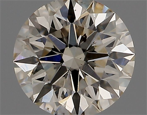 Picture of Natural Diamond 0.42 Carats, Round with Excellent Cut, K Color, SI1 Clarity and Certified by IGI