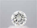 Natural Diamond 0.61 Carats, Round with Good Cut, J Color, I1 Clarity and Certified by GIA