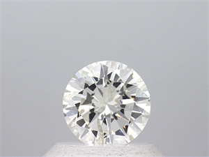 Picture of Natural Diamond 0.61 Carats, Round with Good Cut, J Color, I1 Clarity and Certified by GIA