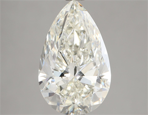 Picture of Natural Diamond 3.51 Carats, Pear with  Cut, I Color, IF Clarity and Certified by IGI