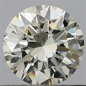 Picture of Natural Diamond 0.50 Carats, Round with Very Good Cut, J Color, VVS2 Clarity and Certified by GIA