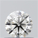 Natural Diamond 0.50 Carats, Round with Very Good Cut, J Color, SI1 Clarity and Certified by GIA