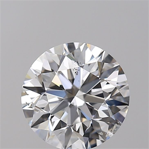 Picture of Natural Diamond 2.00 Carats, Round with Very Good Cut, F Color, SI2 Clarity and Certified by GIA