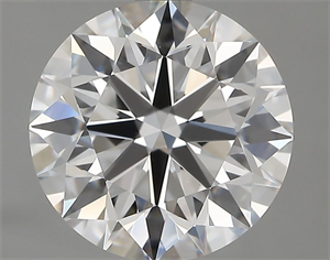 Picture of Natural Diamond 2.13 Carats, Round with Excellent Cut, E Color, VVS2 Clarity and Certified by GIA