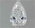 Natural Diamond 1.01 Carats, Pear with  Cut, D Color, SI1 Clarity and Certified by GIA