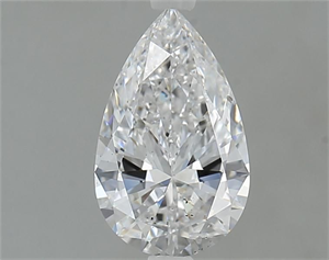 Picture of Natural Diamond 1.01 Carats, Pear with  Cut, D Color, SI1 Clarity and Certified by GIA